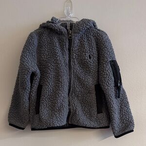 Polo Ralph Lauren Gray Sherpa Jacket